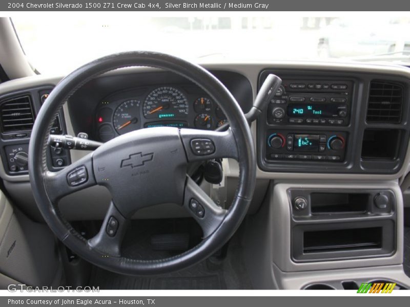 Silver Birch Metallic / Medium Gray 2004 Chevrolet Silverado 1500 Z71 Crew Cab 4x4