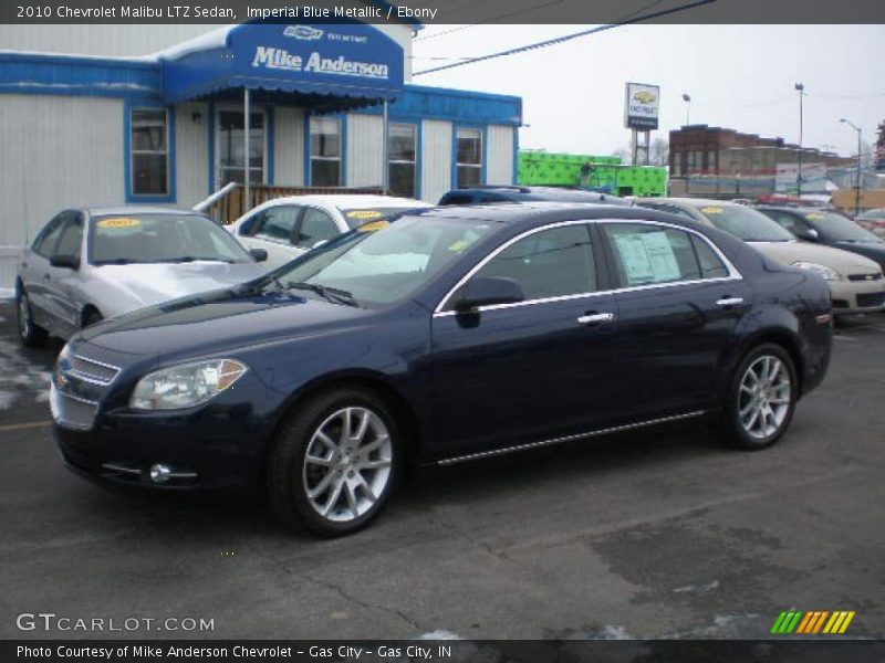 Imperial Blue Metallic / Ebony 2010 Chevrolet Malibu LTZ Sedan