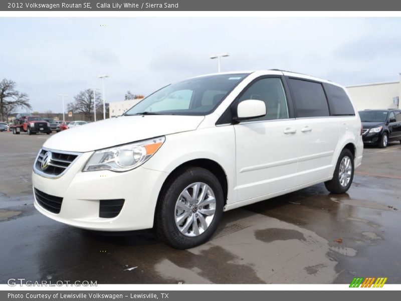 Calla Lily White / Sierra Sand 2012 Volkswagen Routan SE