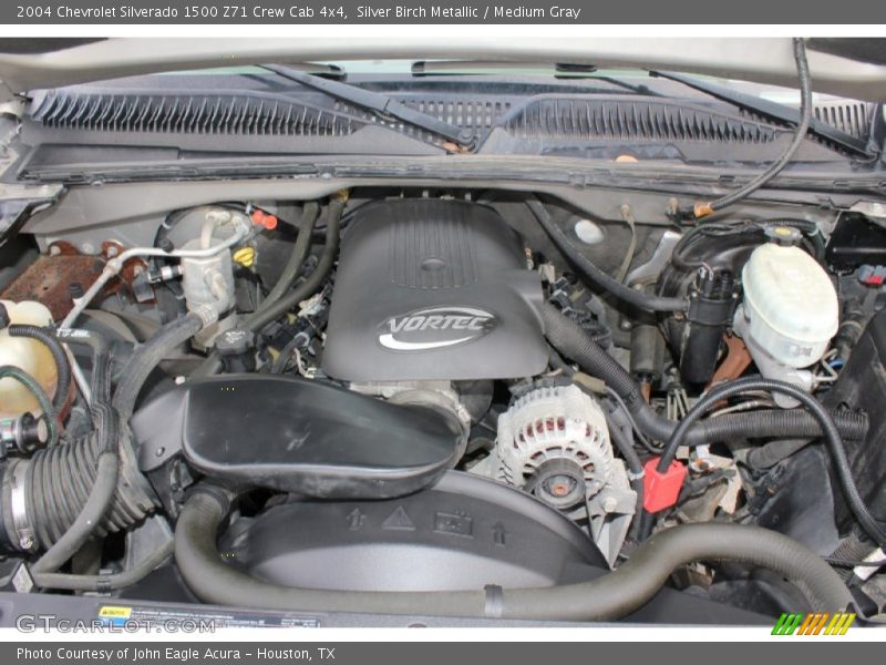 Silver Birch Metallic / Medium Gray 2004 Chevrolet Silverado 1500 Z71 Crew Cab 4x4