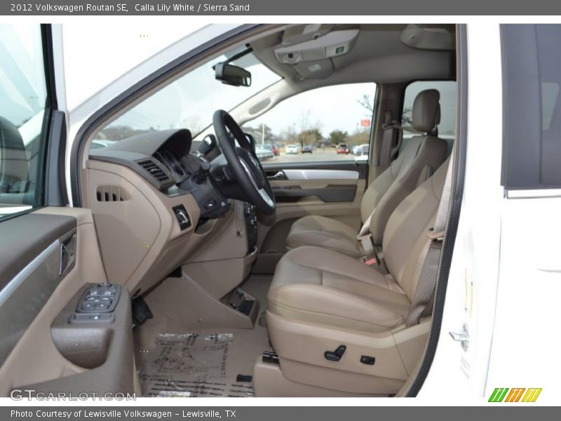 Calla Lily White / Sierra Sand 2012 Volkswagen Routan SE