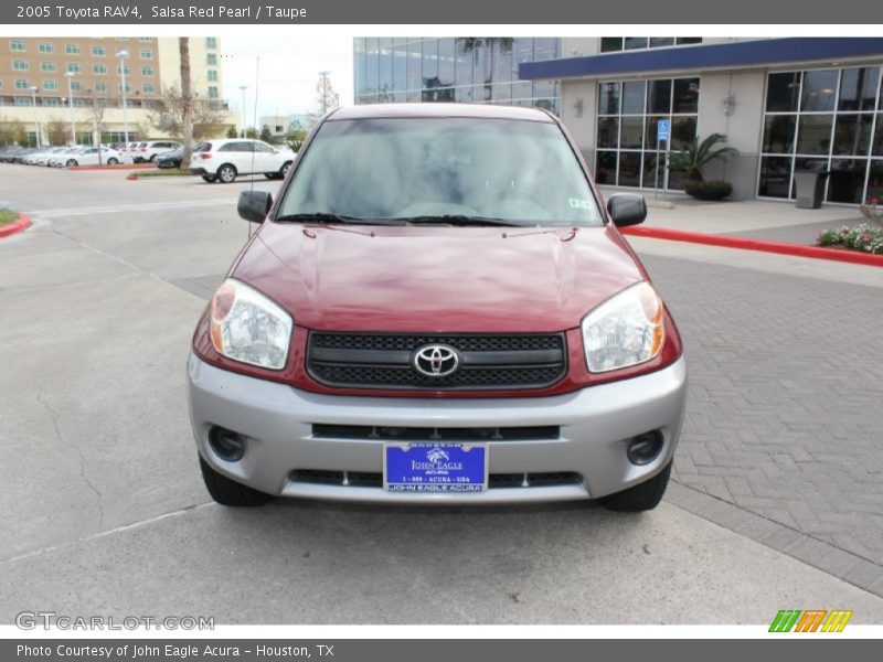 Salsa Red Pearl / Taupe 2005 Toyota RAV4