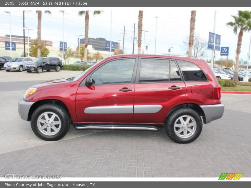 Salsa Red Pearl / Taupe 2005 Toyota RAV4