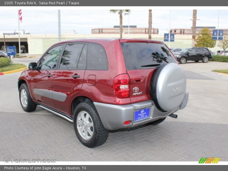 Salsa Red Pearl / Taupe 2005 Toyota RAV4