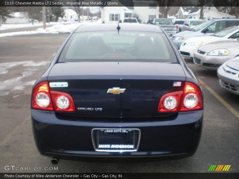 Imperial Blue Metallic / Ebony 2010 Chevrolet Malibu LTZ Sedan