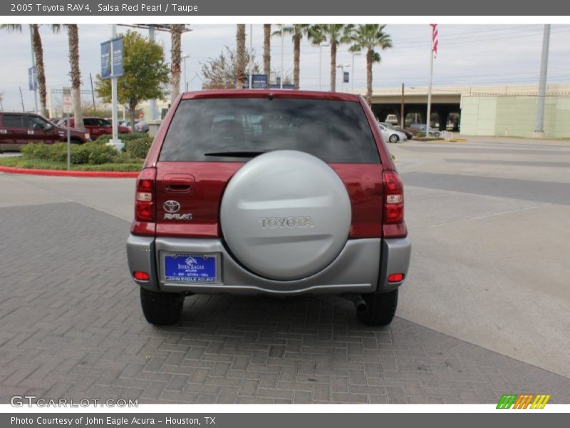 Salsa Red Pearl / Taupe 2005 Toyota RAV4
