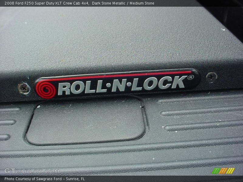 Dark Stone Metallic / Medium Stone 2008 Ford F250 Super Duty XLT Crew Cab 4x4