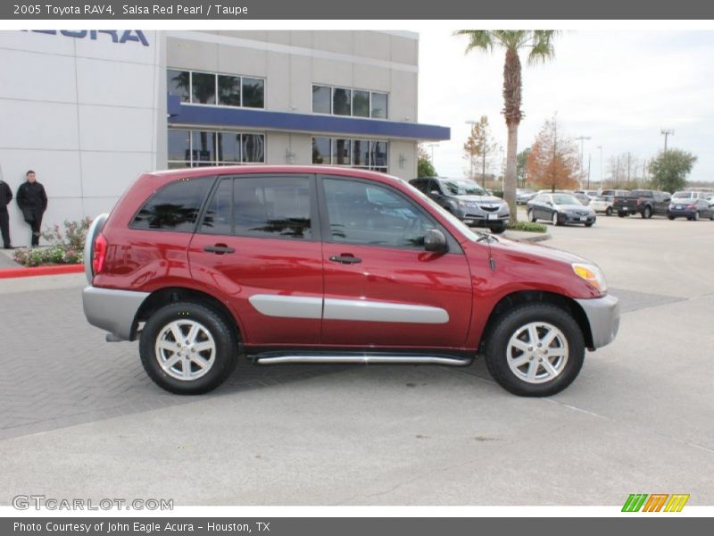 Salsa Red Pearl / Taupe 2005 Toyota RAV4
