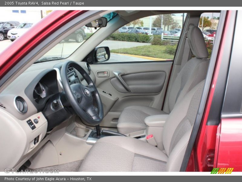 Salsa Red Pearl / Taupe 2005 Toyota RAV4