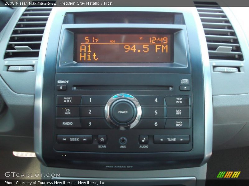 Precision Gray Metallic / Frost 2008 Nissan Maxima 3.5 SE