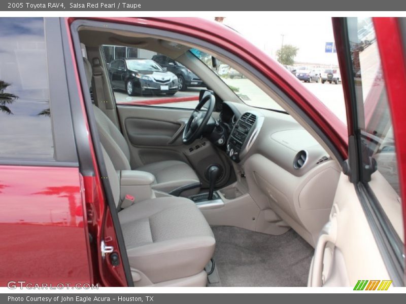 Salsa Red Pearl / Taupe 2005 Toyota RAV4