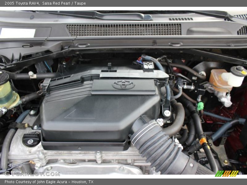 Salsa Red Pearl / Taupe 2005 Toyota RAV4