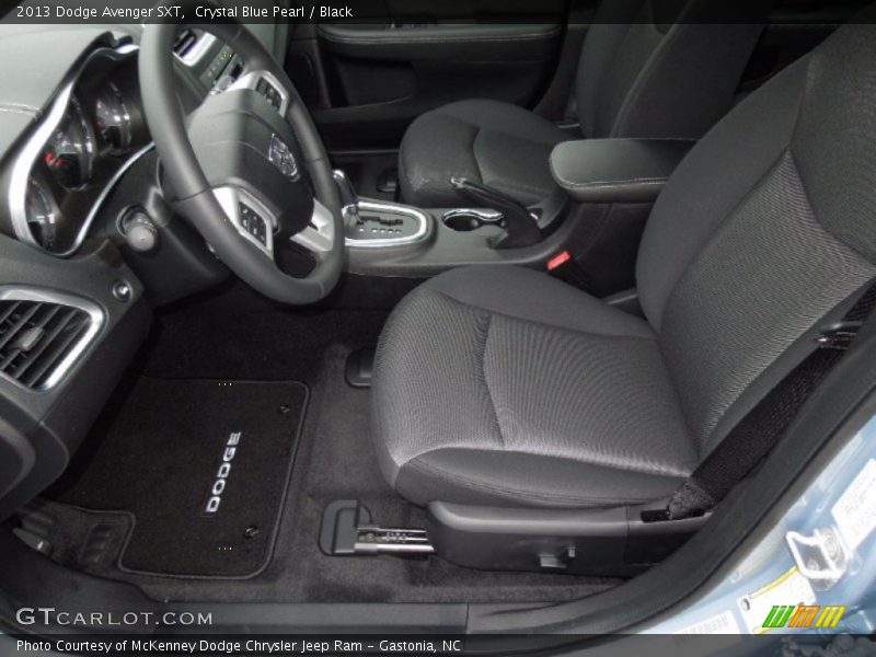 Crystal Blue Pearl / Black 2013 Dodge Avenger SXT