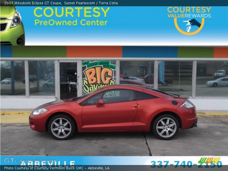 Sunset Pearlescent / Terra Cotta 2007 Mitsubishi Eclipse GT Coupe