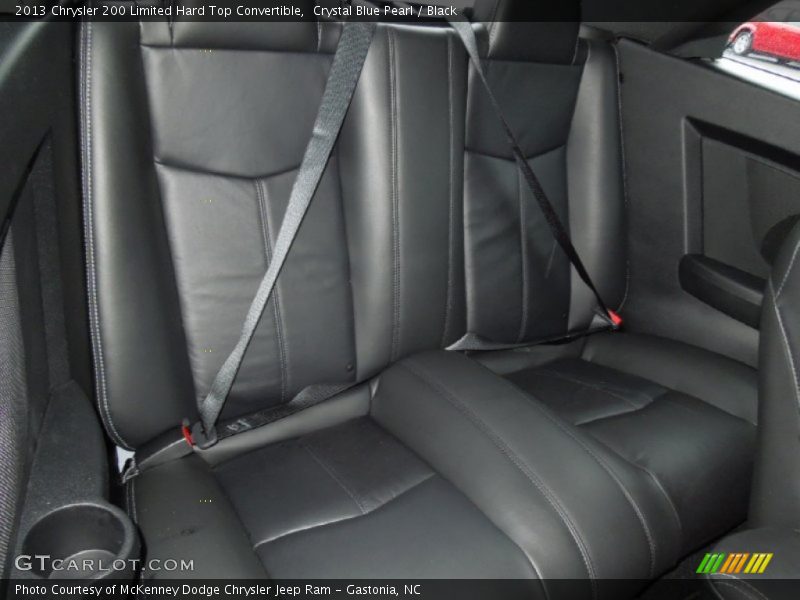 Crystal Blue Pearl / Black 2013 Chrysler 200 Limited Hard Top Convertible