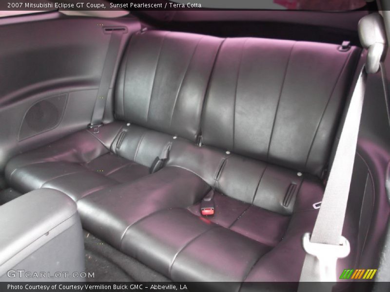 Rear Seat of 2007 Eclipse GT Coupe