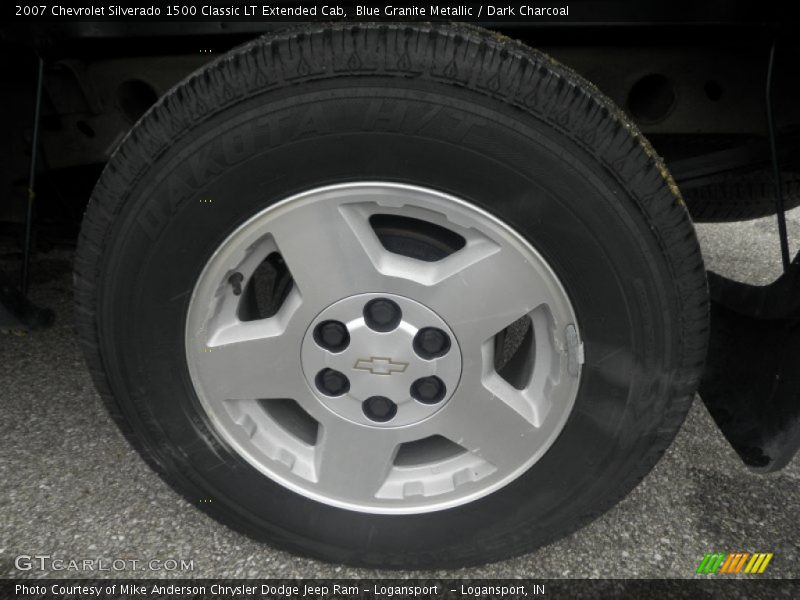 Blue Granite Metallic / Dark Charcoal 2007 Chevrolet Silverado 1500 Classic LT Extended Cab