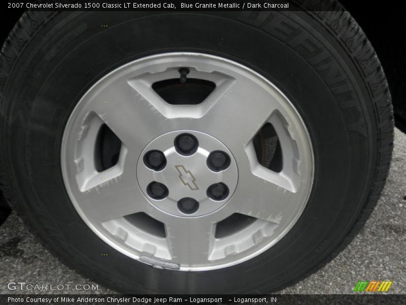 Blue Granite Metallic / Dark Charcoal 2007 Chevrolet Silverado 1500 Classic LT Extended Cab
