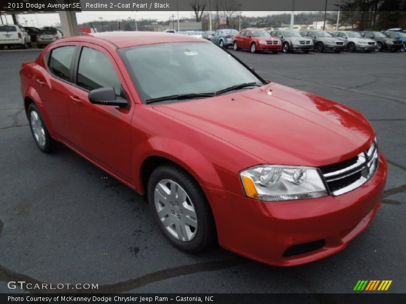 Redline 2-Coat Pearl / Black 2013 Dodge Avenger SE