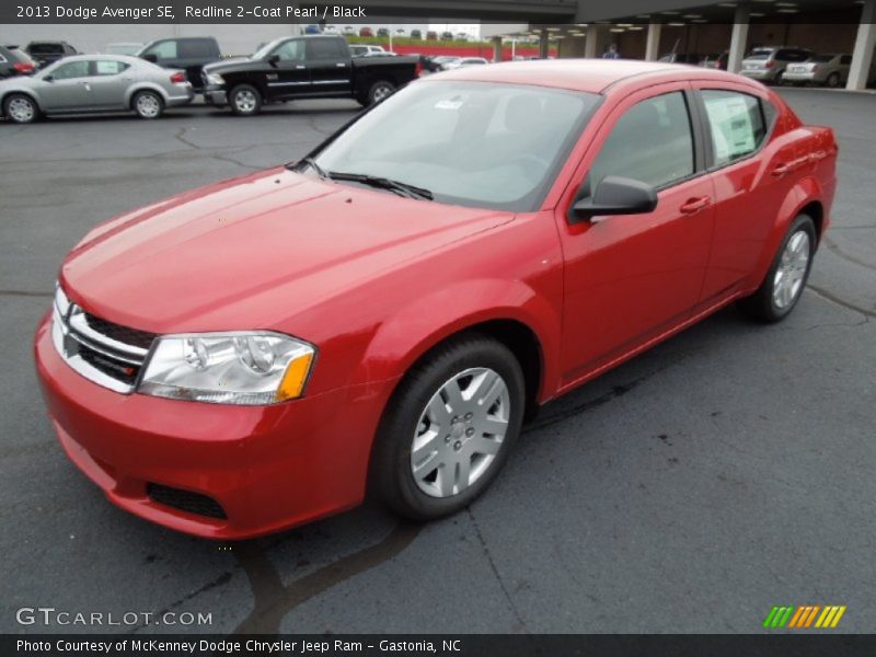Redline 2-Coat Pearl / Black 2013 Dodge Avenger SE