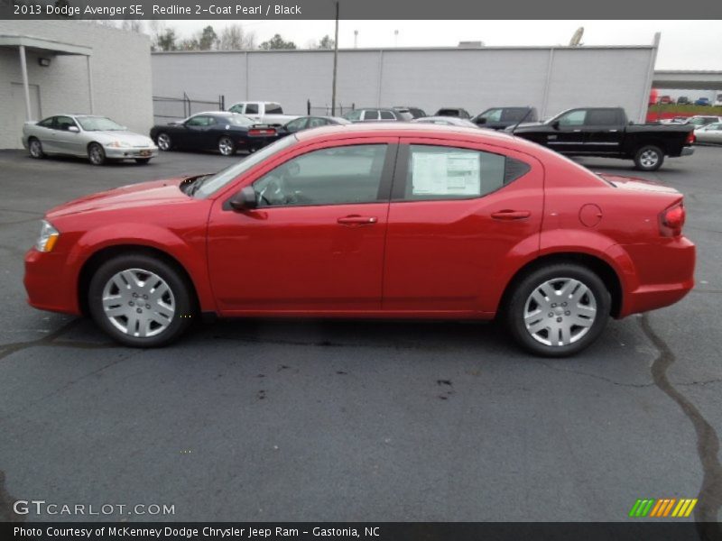 Redline 2-Coat Pearl / Black 2013 Dodge Avenger SE