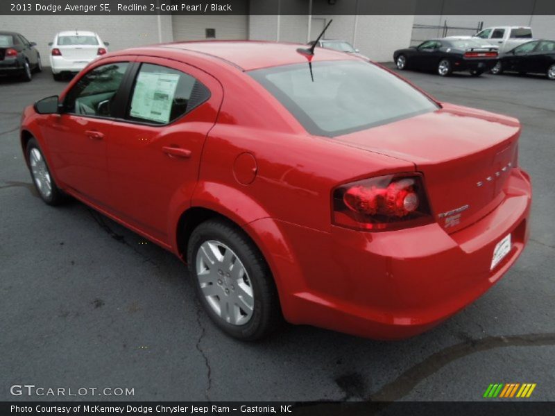Redline 2-Coat Pearl / Black 2013 Dodge Avenger SE