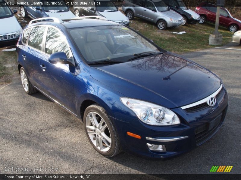 Atlantic Blue / Beige 2011 Hyundai Elantra Touring SE