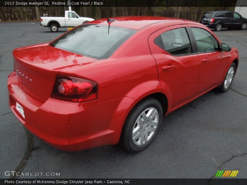 Redline 2-Coat Pearl / Black 2013 Dodge Avenger SE