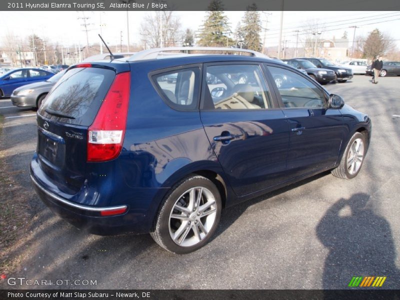 Atlantic Blue / Beige 2011 Hyundai Elantra Touring SE