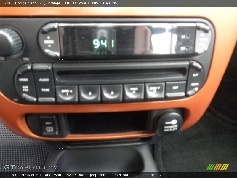 Controls of 2005 Neon SXT