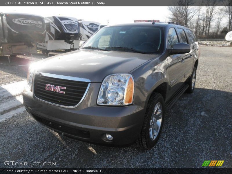 Mocha Steel Metallic / Ebony 2013 GMC Yukon XL SLE 4x4