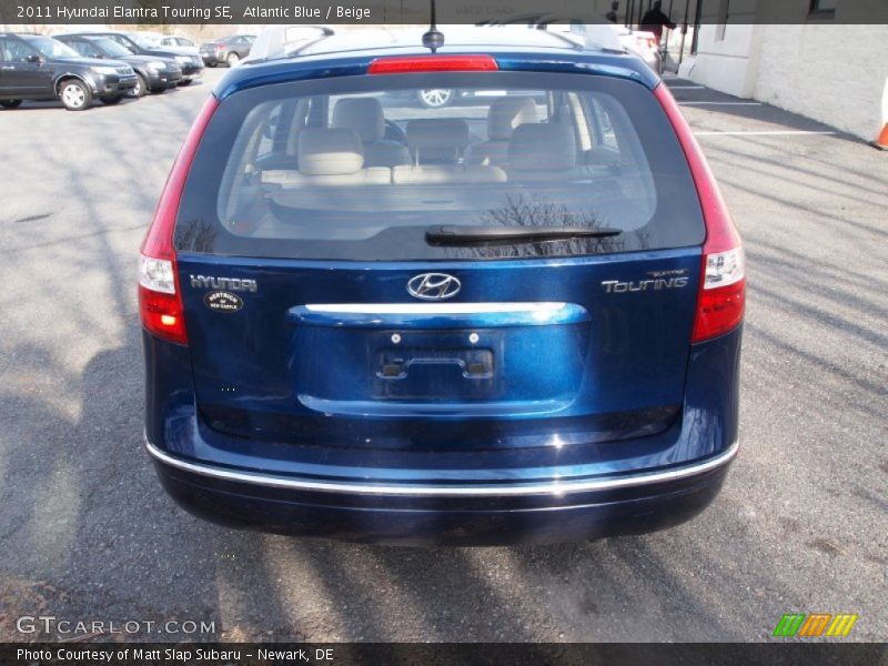 Atlantic Blue / Beige 2011 Hyundai Elantra Touring SE