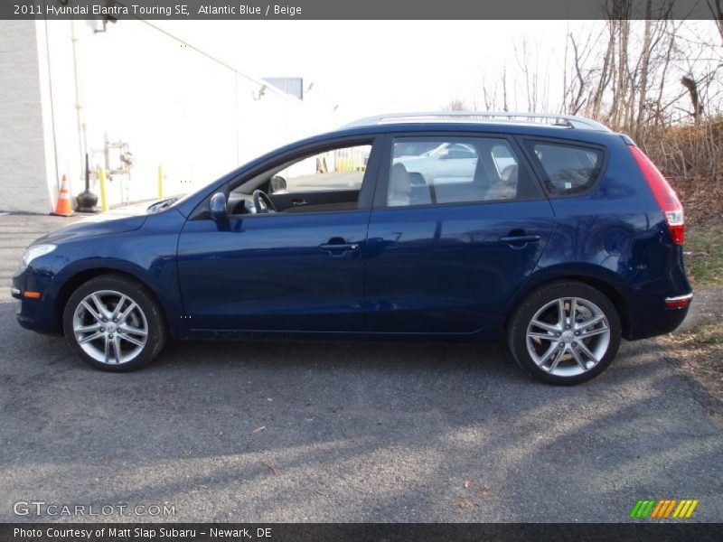 Atlantic Blue / Beige 2011 Hyundai Elantra Touring SE