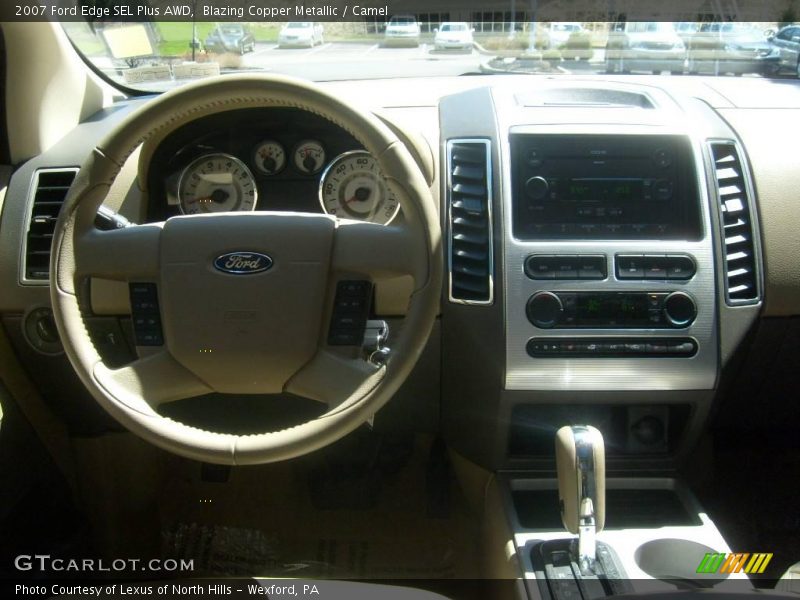 Blazing Copper Metallic / Camel 2007 Ford Edge SEL Plus AWD