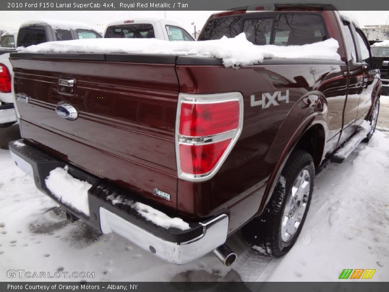 Royal Red Metallic / Tan 2010 Ford F150 Lariat SuperCab 4x4