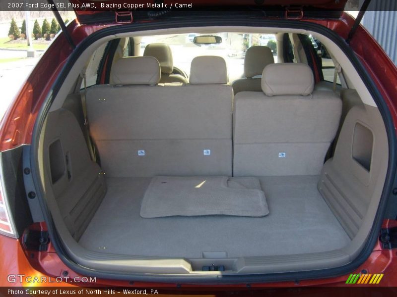 Blazing Copper Metallic / Camel 2007 Ford Edge SEL Plus AWD