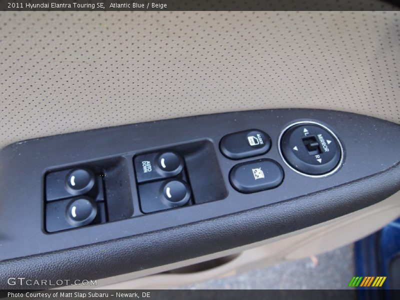 Atlantic Blue / Beige 2011 Hyundai Elantra Touring SE