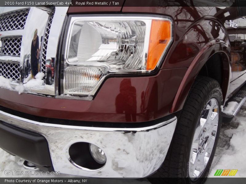 Royal Red Metallic / Tan 2010 Ford F150 Lariat SuperCab 4x4