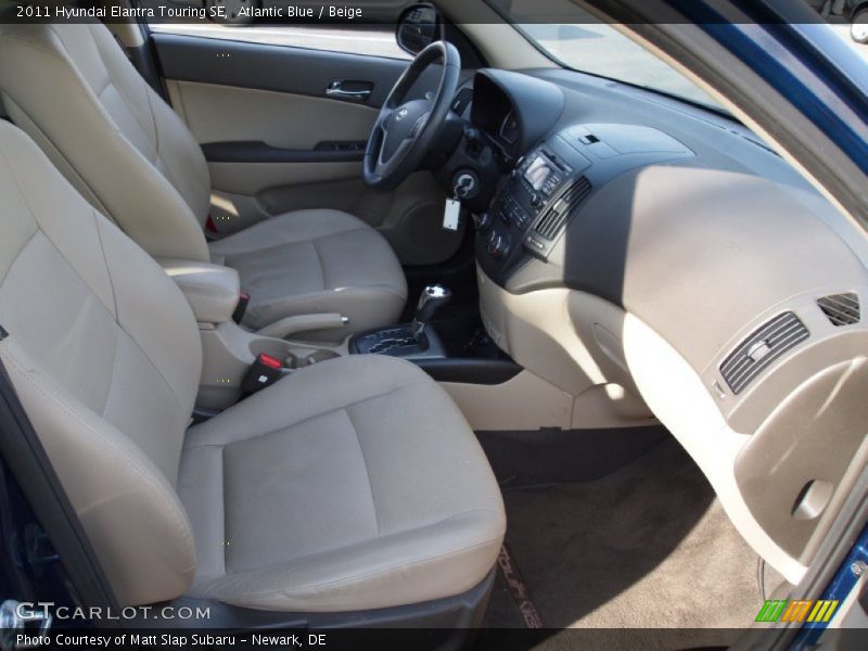 Atlantic Blue / Beige 2011 Hyundai Elantra Touring SE