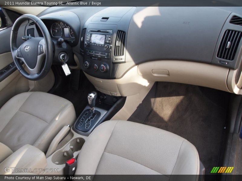 Atlantic Blue / Beige 2011 Hyundai Elantra Touring SE