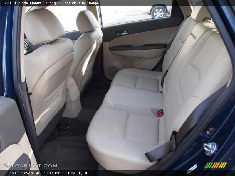 Rear Seat of 2011 Elantra Touring SE