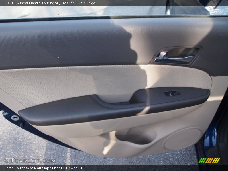 Atlantic Blue / Beige 2011 Hyundai Elantra Touring SE