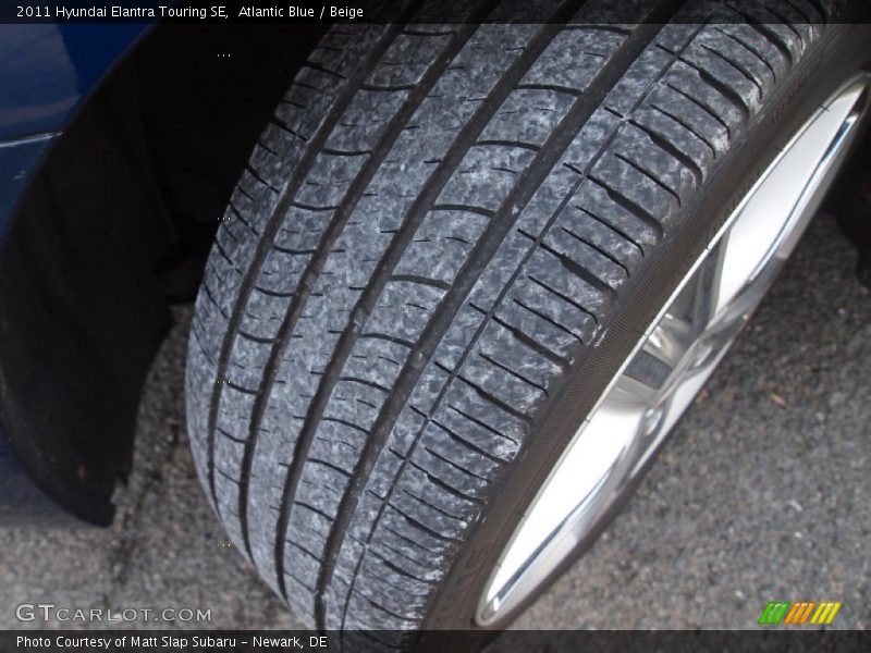 Atlantic Blue / Beige 2011 Hyundai Elantra Touring SE