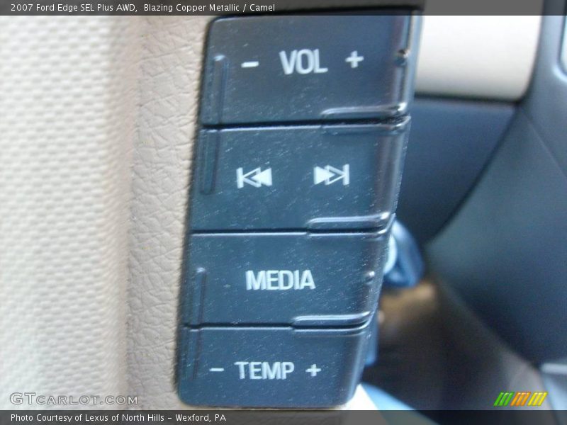 Blazing Copper Metallic / Camel 2007 Ford Edge SEL Plus AWD