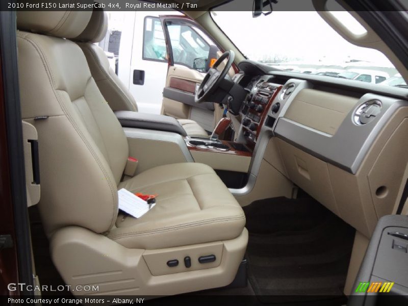 Royal Red Metallic / Tan 2010 Ford F150 Lariat SuperCab 4x4