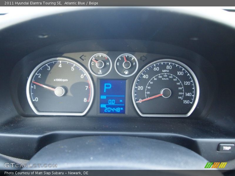  2011 Elantra Touring SE Touring SE Gauges