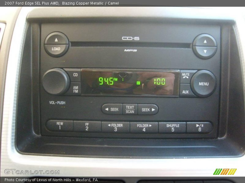 Blazing Copper Metallic / Camel 2007 Ford Edge SEL Plus AWD