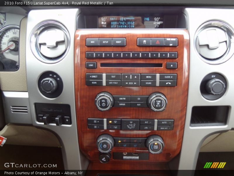Royal Red Metallic / Tan 2010 Ford F150 Lariat SuperCab 4x4