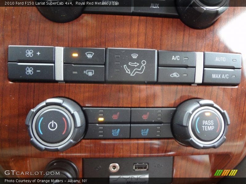 Royal Red Metallic / Tan 2010 Ford F150 Lariat SuperCab 4x4