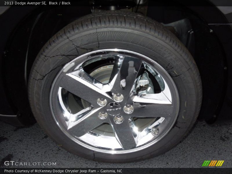 Black / Black 2013 Dodge Avenger SE